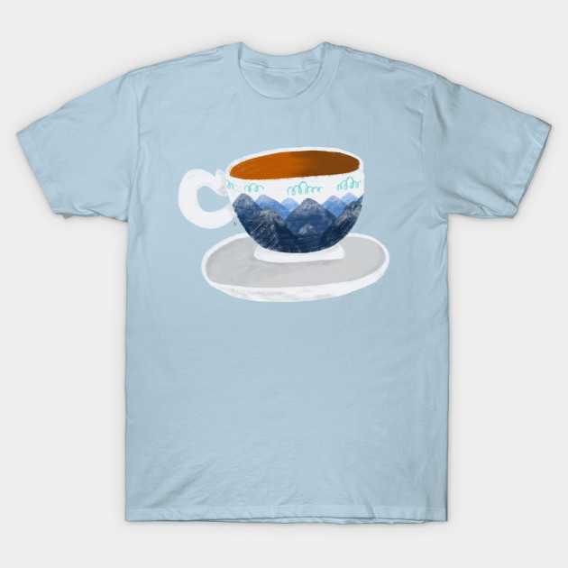 Mountains cup of coffee by gabbadelgado